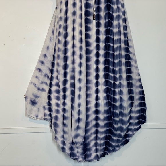 Truly Me Kids’ Tie Dye High-Low Tank Dress in Blue Multi - Picture 8 of 13